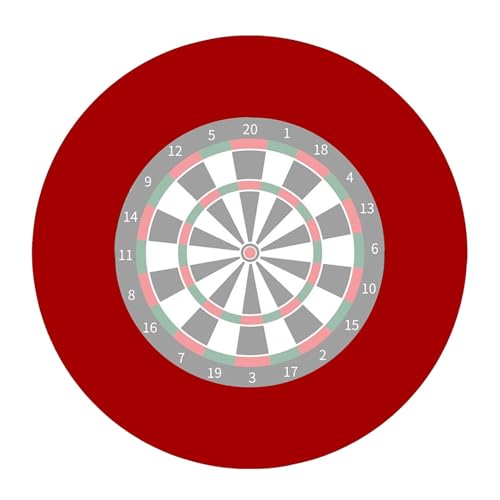 Rissunkv Dartscheiben-Wandschutz, bedruckte Dartscheiben-Einfassung, 71 x 71 cm, quadratischer Dartscheiben-Wandschutz, hochdichte, selbstheilende EVA-Schaum-Dart-Rückwände, einfach zu installierende von Rissunkv