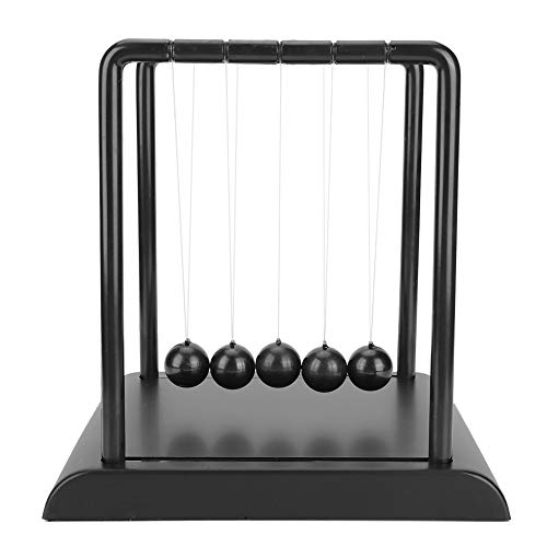 Newton Balance Balls Pendel, Wiege Stahlkugeln Physik Wissenschaft Ornamente Intelligentes Spielzeug Desktop von Riuulity