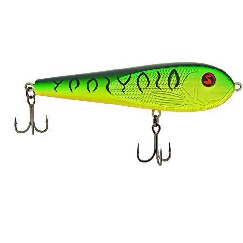 River2Sea ICBM 120 Minnow Jerkbait 42, 5g, Fire Tiger von River2Sea