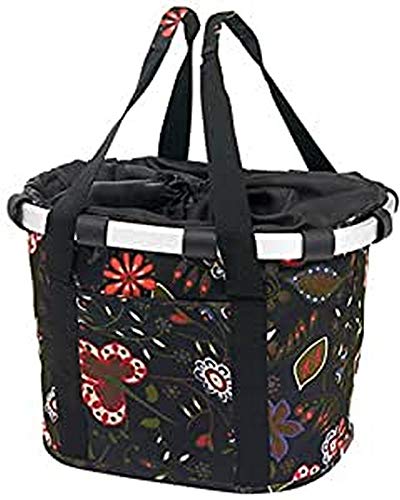 Asista Teile fürs Ra Rixen und Kaul Damen Klappkorb Bikebasket Folklore Lenkerkorb, Folklore Schwarz, 35 x 28 x 26 cm EU Asista Teile fürs Ra Rixen und Kaul Damen Klappkorb Bikebasket Folklore Lenkerkorb, Folklore Schwarz, 35 x 28 x 26 cm EU von KlickFix