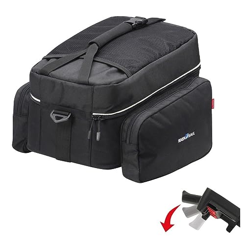 KLICKFix Unisex-Adult Rackpack Touring Uniklip Gepäckträger Tasche, Schwarz, One Size von KlickFix