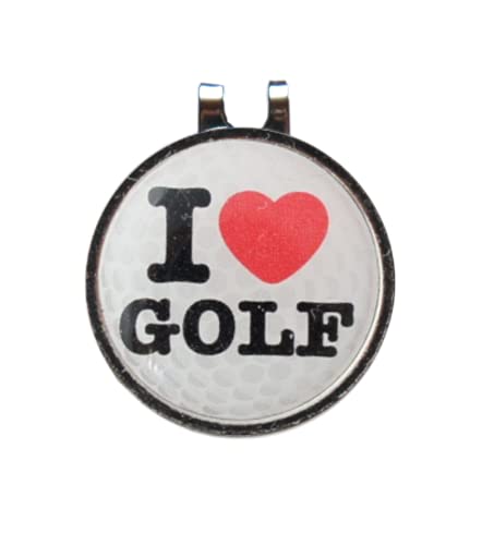RoLoGOLF Cap-Clip silberfarben incl. 1 Golfball-Marker mit Motiv von RoLoGOLF