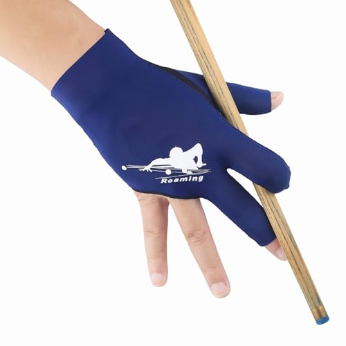 Roaming Schnelltrocknende, atmungsaktive Billard-Handschuhe, für Shooter, Snooker, Queue, Sport, passt auf Linke oder rechte Hand Roaming Schnelltrocknende, atmungsaktive Billard-Handschuhe, für Shooter, Snooker, Queue, Sport, passt auf Linke oder rechte Hand von Roaming