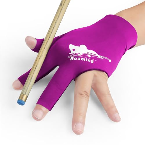 Roaming Schnelltrocknende, atmungsaktive Billard-Handschuhe, für Shooter, Snooker, Queue, Sport, passt auf Linke oder rechte Hand Roaming Schnelltrocknende, atmungsaktive Billard-Handschuhe, für Shooter, Snooker, Queue, Sport, passt auf Linke oder rechte Hand von Roaming