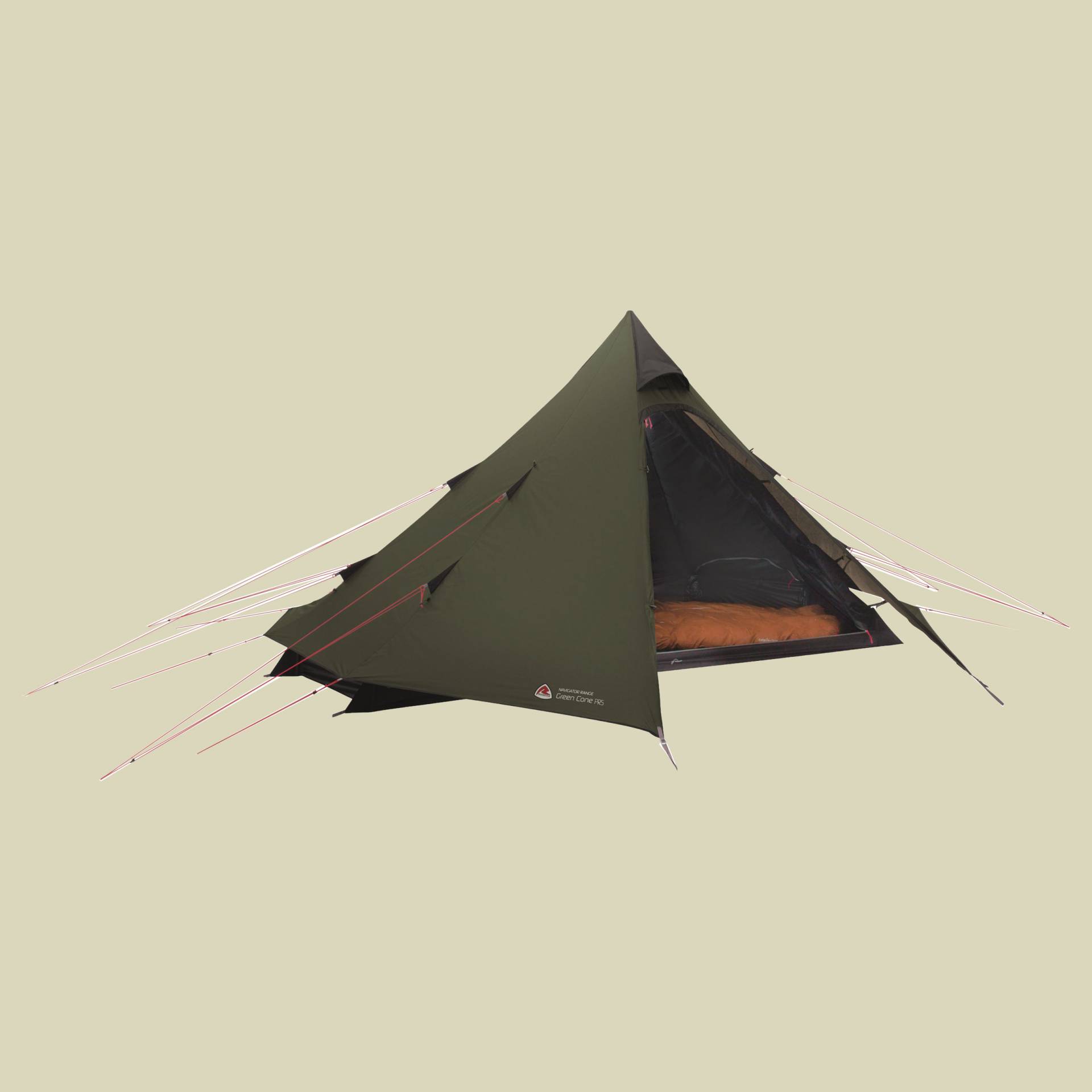 Green Cone PRS 4-Personen Tipi-Zelt Farbe: dark green Green Cone PRS 4-Personen Tipi-Zelt Farbe: dark green von Robens