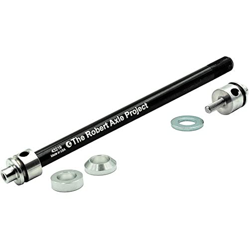 Steckachse - Robert Axle - für FollowMe Tandem - M12x1.0 160/167/172 mm - inkl. RennMaxe Silikonband - Adapter Tandemkupplung von Robert Axle