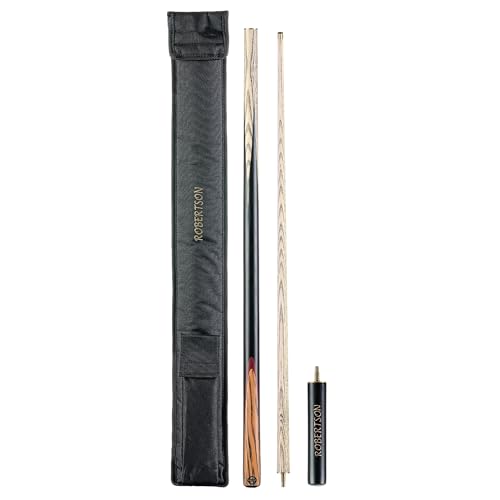 Robertson Snooker Billard Queue für Kinder, R-4 Junior, 130 cm, 2-teilig, 9 mm Klebeleder, Short Cue, für Jugendliche, kurzer Queue, Set inklusive Verlängerung und Tasche Robertson Snooker Billard Queue für Kinder, R-4 Junior, 130 cm, 2-teilig, 9 mm Klebeleder, Short Cue, für Jugendliche, kurzer Queue, Set inklusive Verlängerung und Tasche von Robertson