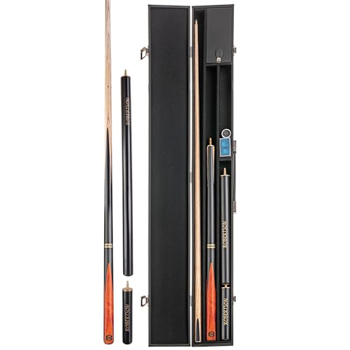 Robertson Snookerqueue, R-2, Profi Snooker Cue 2-teilig mit Verlängerung, Eschenholz, 9 mm Tip, Naturholzdekor, im Set mit Koffer oderTasche Robertson Snookerqueue, R-2, Profi Snooker Cue 2-teilig mit Verlängerung, Eschenholz, 9 mm Tip, Naturholzdekor, im Set mit Koffer oderTasche von Robertson