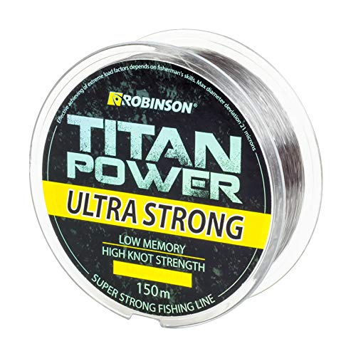 Robinson Angelschnur Titan Power Ultra Strong 150m/0,155-0,500mm stark ! (0,155mm / 5kg) von Robinson
