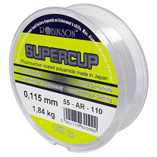 Spule Fluorcarbon Supercup 150m 0,172mm Spule Fluorcarbon Supercup 150m 0,172mm von Robinson