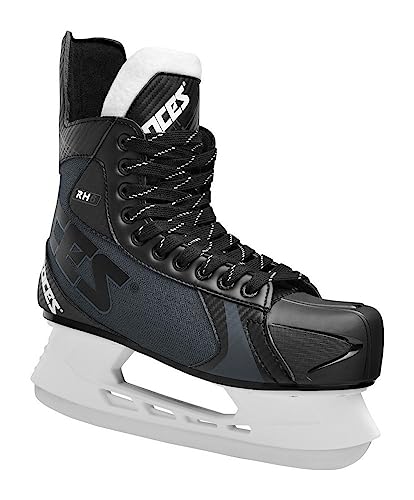 ROCES Herren RH 6 Hockey-Schlittschuh, 001 Black, 47 von Roces