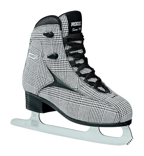 Roces Damen Brits Schlittschuh, Check Black White Silver, 37 Roces Damen Brits Schlittschuh, Check Black White Silver, 37 von Roces