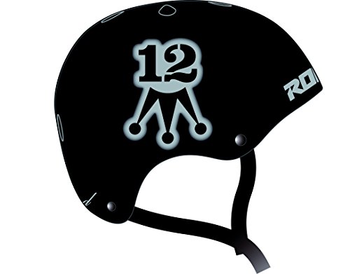 Roces Erwachsene Helm Aggressive M12 HE CE, Matt Black, L Roces Erwachsene Helm Aggressive M12 HE CE, Matt Black, L von Roces