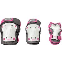 Roces JR Ventilated 3-Pack White/Pink Roces JR Ventilated 3-Pack White/Pink von Roces