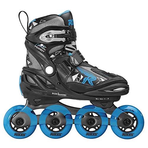 Roces Jungen Moody Boy TIF Inline-Skates, Black-Astro Blue, 36-40 Roces Jungen Moody Boy TIF Inline-Skates, Black-Astro Blue, 36-40 von Roces
