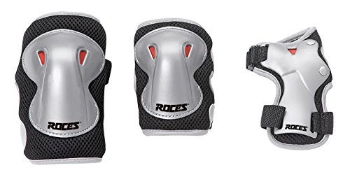Roces Jungen Schützer Super 3-Pack Schutzset, Black, One Size Roces Jungen Schützer Super 3-Pack Schutzset, Black, One Size von Roces