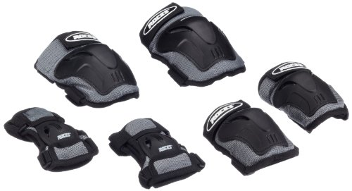 Roces Kinder 3 Pack Schützer, GRAU SCHWARZ Roces Kinder 3 Pack Schützer, GRAU SCHWARZ von Roces