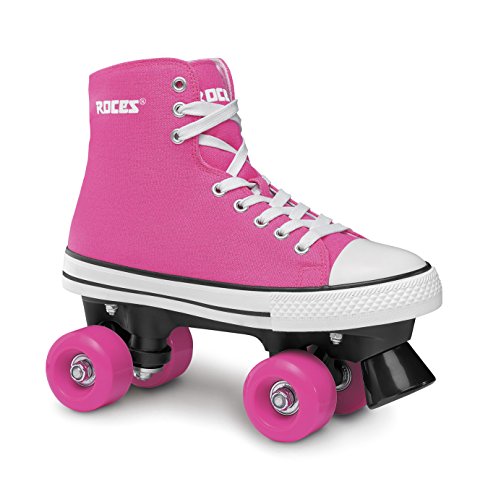 Roces Kinder Chuck Classic Roller Rollerskates/Rollschuhe Street, deep pink, 32 von Roces