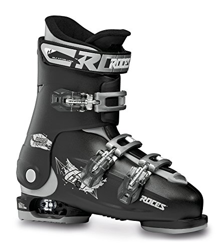 Roces Kinder IDEA UP Verstellbarer Kinderskischuh, Black/Silver, 36-40 Roces Kinder IDEA UP Verstellbarer Kinderskischuh, Black/Silver, 36-40 von Roces