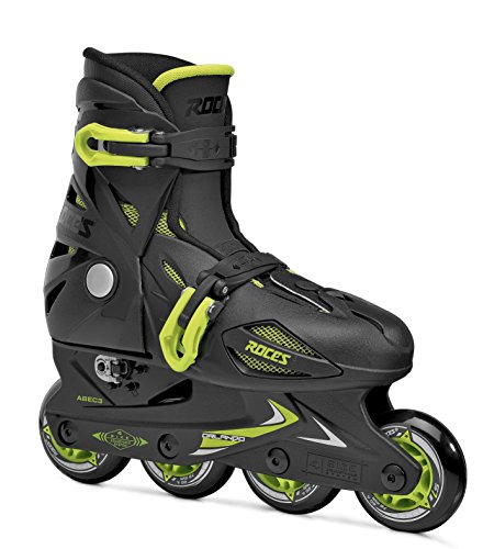 Roces Kinder Inline-skates Orlando 3, black-lime, 25-29, 400687 von Roces