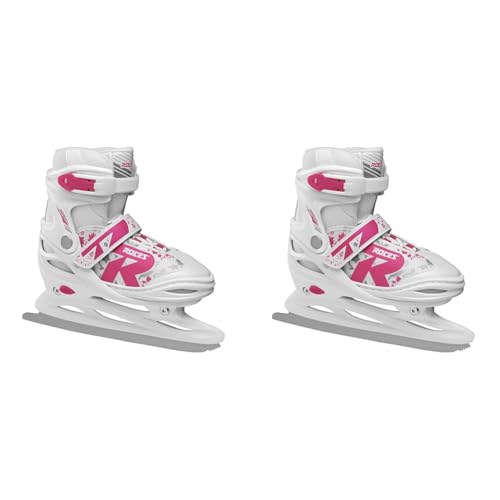 Roces Kinder Jokey Ice 2.0 Verstellbarer Schlittschuh, White/Fuchsia, 34-37 & Kinder Jokey Ice 2.0 Girl Verstellbarer Schlittschuh, White-Fuchsia, 30-33 EU Roces Kinder Jokey Ice 2.0 Verstellbarer Schlittschuh, White/Fuchsia, 34-37 & Kinder Jokey Ice 2.0 Girl Verstellbarer Schlittschuh, White-Fuchsia, 30-33 EU von Roces