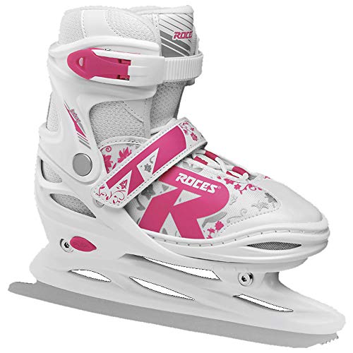 Roces Kinder Jokey Ice 2.0 Verstellbarer Schlittschuh, White/Fuchsia, 38-41 Roces Kinder Jokey Ice 2.0 Verstellbarer Schlittschuh, White/Fuchsia, 38-41 von Roces