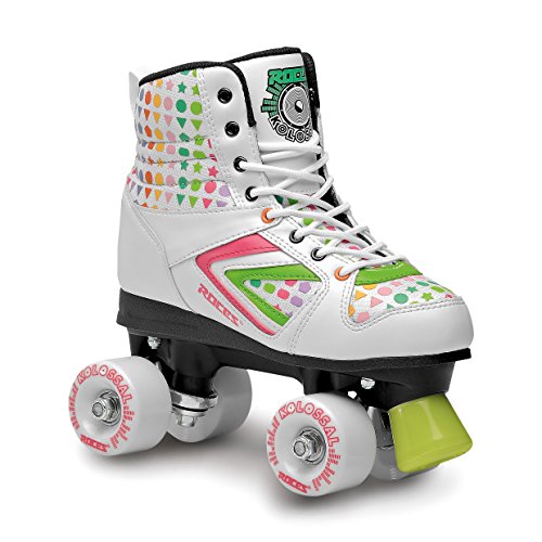 Roces Kinder Kolossal Rollerskates/Rollschuhe Street, weiß-Grün, 34 Roces Kinder Kolossal Rollerskates/Rollschuhe Street, weiß-Grün, 34 von Roces