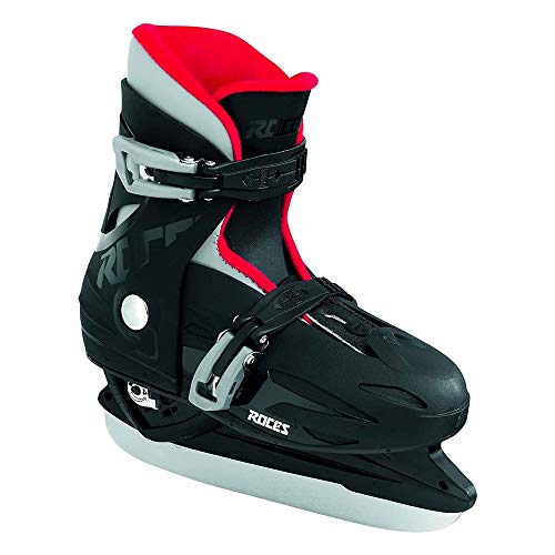 Roces Kinder Schlittschuhe MCK II H Größenverstellbar verstellbar, Black RED, 30-35 von Roces