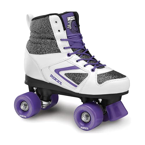 Roces Kolossal Rollerskates/Rollschuhe Street, Glitter-White-Purple, 42 von Roces