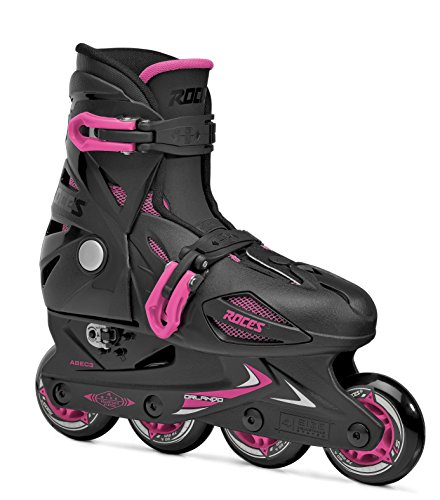 Roces Mädchen Inline-skates Orlando 3, black-pink, 30-35, 400687 von Roces