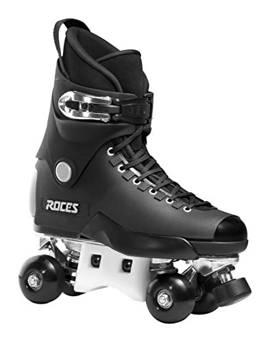 Roces Unisex Jugend PRO 4 Rollschuhe, Black-Silver, 36 Roces Unisex Jugend PRO 4 Rollschuhe, Black-Silver, 36 von Roces