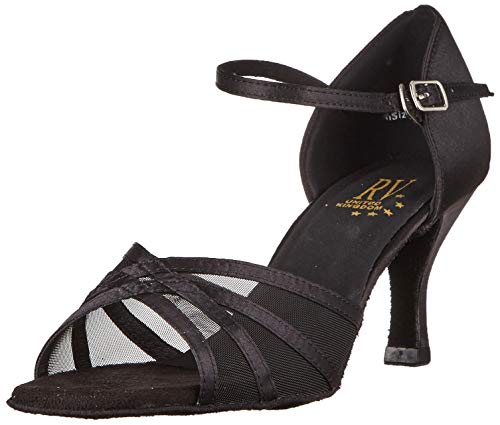 Roch Valley Aphrodite Damen Latein Tanzschuhe, Schwarz, 37.5 von Roch Valley