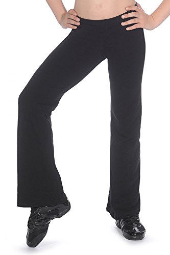 Roch Valley CTJAZZ Cotton/Lycra Boot Leg Jazz Pants 9-10 Jahre Schwarz von Roch Valley