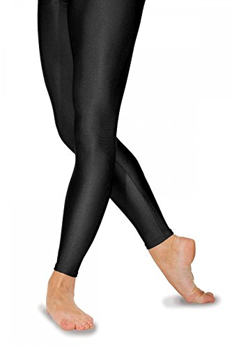 Roch Valley FLST Ballett Strumpfhosen ohne Fußteil aus Lycra Schwarz 1B (122-128cm) von Roch Valley