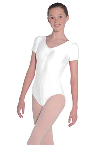 Roch Valley Jeanette kurzärmeliges Ballett Trikot aus Lycra, Weiß, L Roch Valley Jeanette kurzärmeliges Ballett Trikot aus Lycra, Weiß, L von Roch Valley