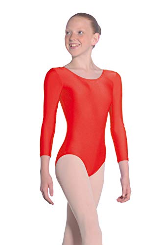 Roch Valley Julie langärmeliges Ballett Trikot aus Lycra Rot 11-13 Jahre 146-152cm (3A) von Roch Valley