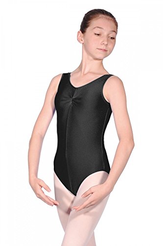 Roch Valley Sheree ärmelloses Ballett Trikot aus Lycra Schwarz 9-10 Jahre 134-140cm (2) von Roch Valley