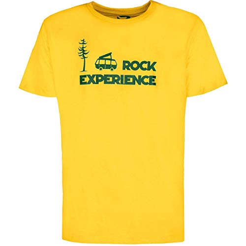 ROCK EXPERIENCE REMT01421 GASOMANIA SS T-Shirt Men Artisan S Gold L von Rock Experience