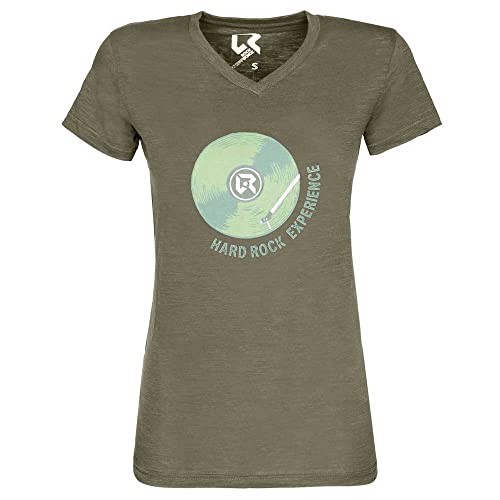 ROCK EXPERIENCE REWT01381 POLLICINO SS T-Shirt Women Olive Night L ROCK EXPERIENCE REWT01381 POLLICINO SS T-Shirt Women Olive Night L von Rock Experience