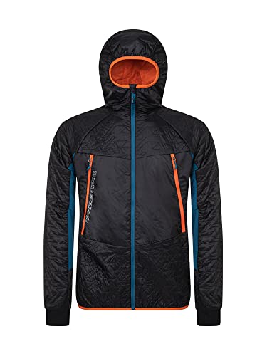 Rock Experience REMJ10861 KATMAI HOODIE HYBRID Jacket Men's 0208 CAVIAR+1484 MOROCCAN BLUE+0630 FLAME M von Rock Experience