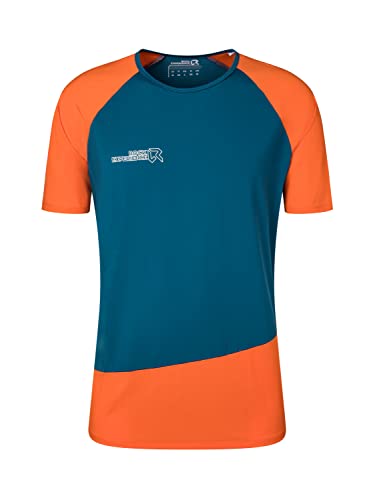 Rock Experience REMT01661 Merlin SS T-Shirt Men's 1484 Moroccan Blue+0630 Flame S Rock Experience REMT01661 Merlin SS T-Shirt Men's 1484 Moroccan Blue+0630 Flame S von Rock Experience