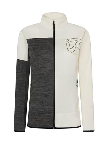 Rock Experience REWC02331-C520 Kobra Mock Neck FZ Woman Fleece Sweatshirt Damen 0006 Marshmallow+O014 Grey Melange XL Rock Experience REWC02331-C520 Kobra Mock Neck FZ Woman Fleece Sweatshirt Damen 0006 Marshmallow+O014 Grey Melange XL von Rock Experience