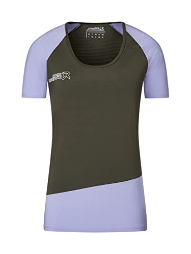 Rock Experience REWT01461 Merlin SS T-Shirt Women's 1924 Olive Night+2268 Baby Lavender M von Rock Experience