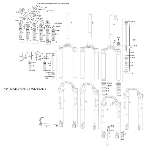 Rock Shox Gabel Wc Dualair Carbon Konisch,11.4015.488.230 Rock Shox Gabel Wc Dualair Carbon Konisch,11.4015.488.230 von RockShox