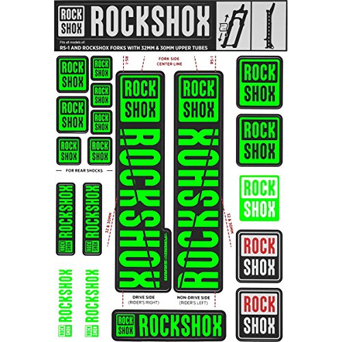 RockShox Unisex – Erwachsene Felgenbänder-03054863 Felgenbänder, Grün, 30/32mm Standrohre von RockShox
