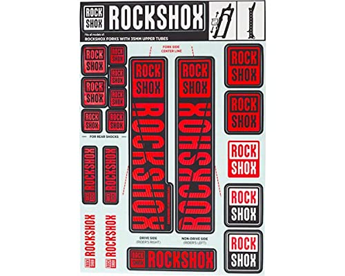 RockShox Unisex – Erwachsene fælgbånd-03054962 Felgenb nder, Rot, 35mm Standrohre EU von RockShox