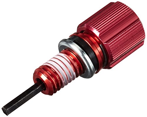 RockShox Unisex – Erwachsene Dämpfung Einstellknopf Zugstufe inklusive Schraube Gabeln, rot, One Size von RockShox