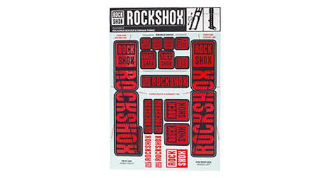rockshox sticker kit fur 35 mm gabeln rot rockshox sticker kit fur 35 mm gabeln rot von RockShox