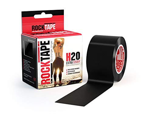 RockTape Unisex Ungeschnittenes H2O Kinesiologieband Elastisches therapeutisches Sportband für Schulter, Knöchel, Ellbogen, Handgelenk, Schienbeinschienen & Kniestütze - Schwarz RockTape Unisex Ungeschnittenes H2O Kinesiologieband Elastisches therapeutisches Sportband für Schulter, Knöchel, Ellbogen, Handgelenk, Schienbeinschienen & Kniestütze - Schwarz von RockTape