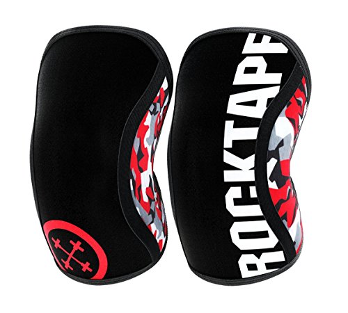 RockTape Unisex-Adult 21027 Knieschoner, Red Camo, L RockTape Unisex-Adult 21027 Knieschoner, Red Camo, L von RockTape